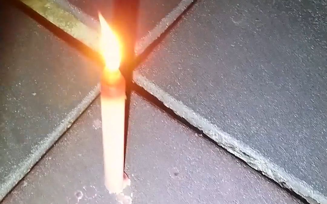 "鬼火"(磷火)模拟飘动实验