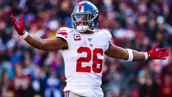 纽约巨人队26号跑卫——腿哥巴克利