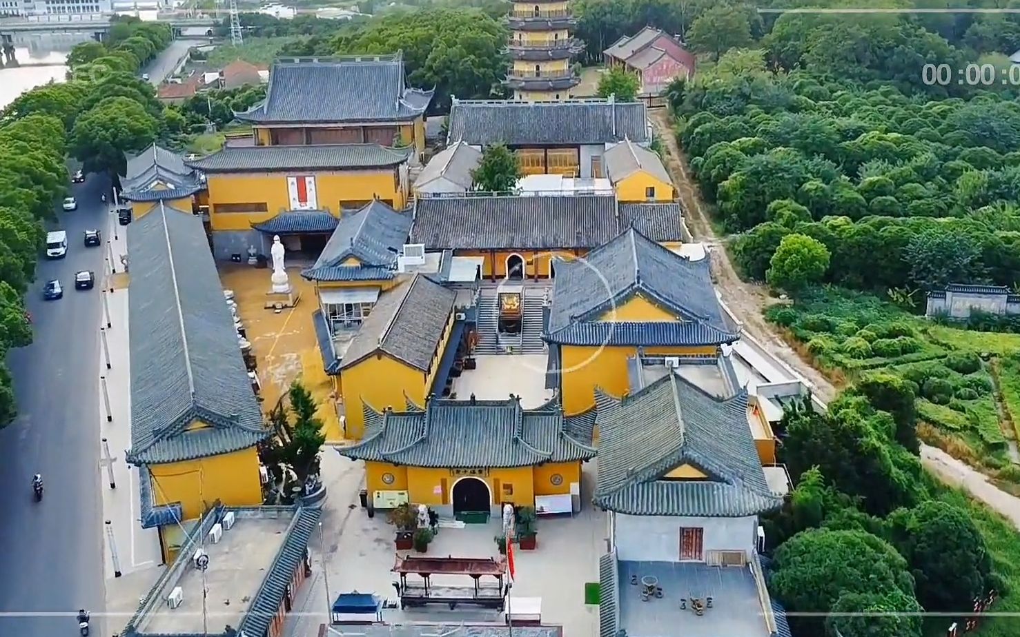 金坛顾龙山宝塔禅寺图片