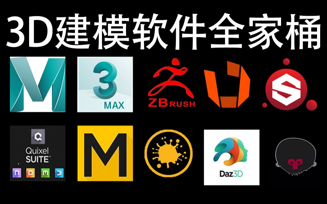 3d建模软件,全套3d游戏建模软件安装3dmax下载安装,maya下载,zbrush