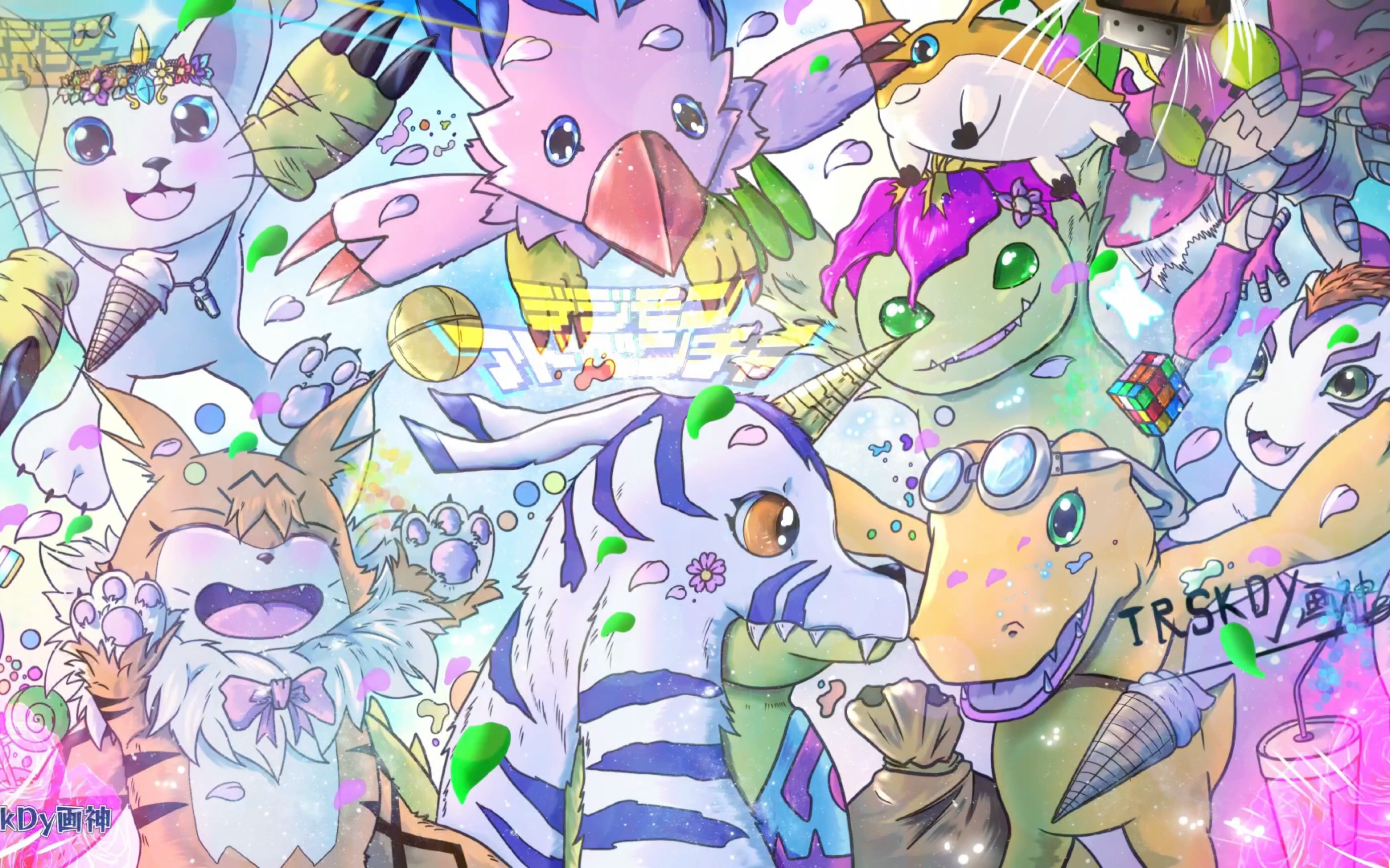 原创【二十周年数码宝贝海报】 童年的青春初心未曾逝去