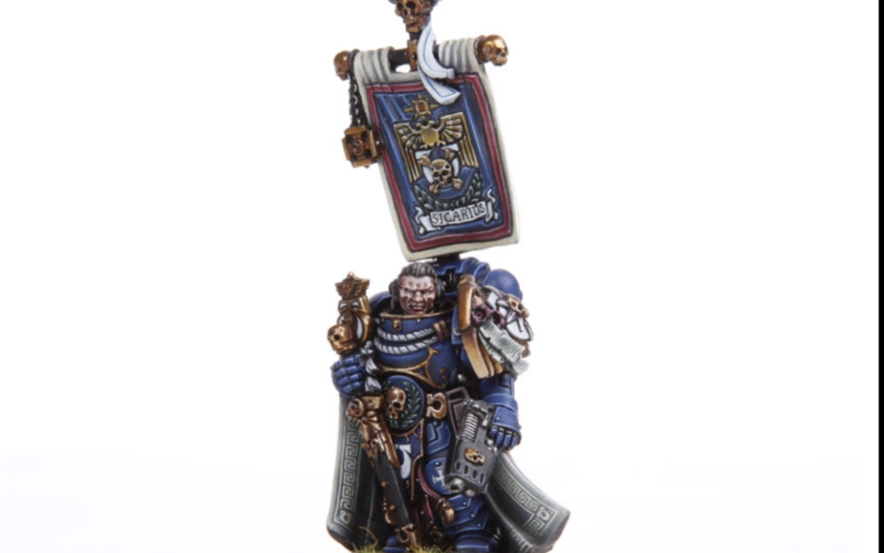 【ohyuiyui】战锤40k 极限战士 西卡留斯 连长 开箱( captain sicari