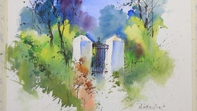 日本水彩画家村田收原速视频这画风应该叫璀璨吧简直美不胜收youtube搬运水彩教程 哔哩哔哩 つロ干杯 Bilibili