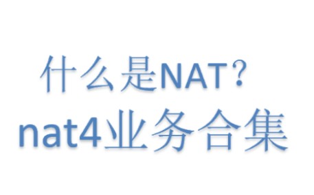 为什么会变nat4?nat4能跑哪些业务?哔哩哔哩bilibili