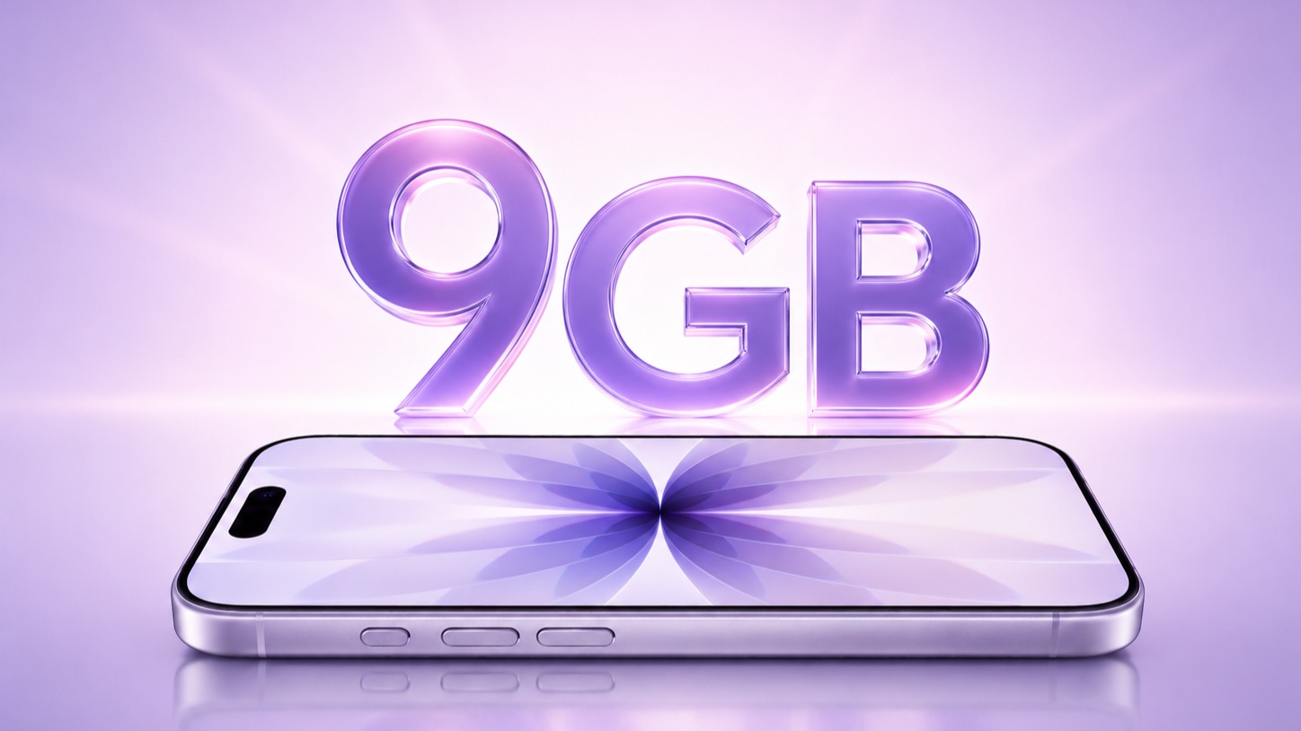 iPhone 18标准版将采用难以置信的 9GB 内存!