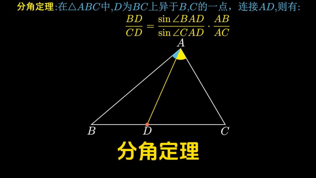 什么是分角定理哔哩哔哩bilibili