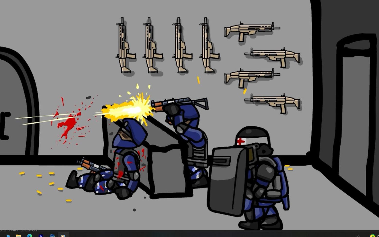 flash期末大作业:《战火英雄:突袭》