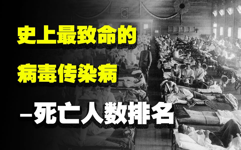 史上最致命的病毒(瘟疫)  死亡人数排名!新冠因美国已成历史上最致命病毒之一!哔哩哔哩bilibili