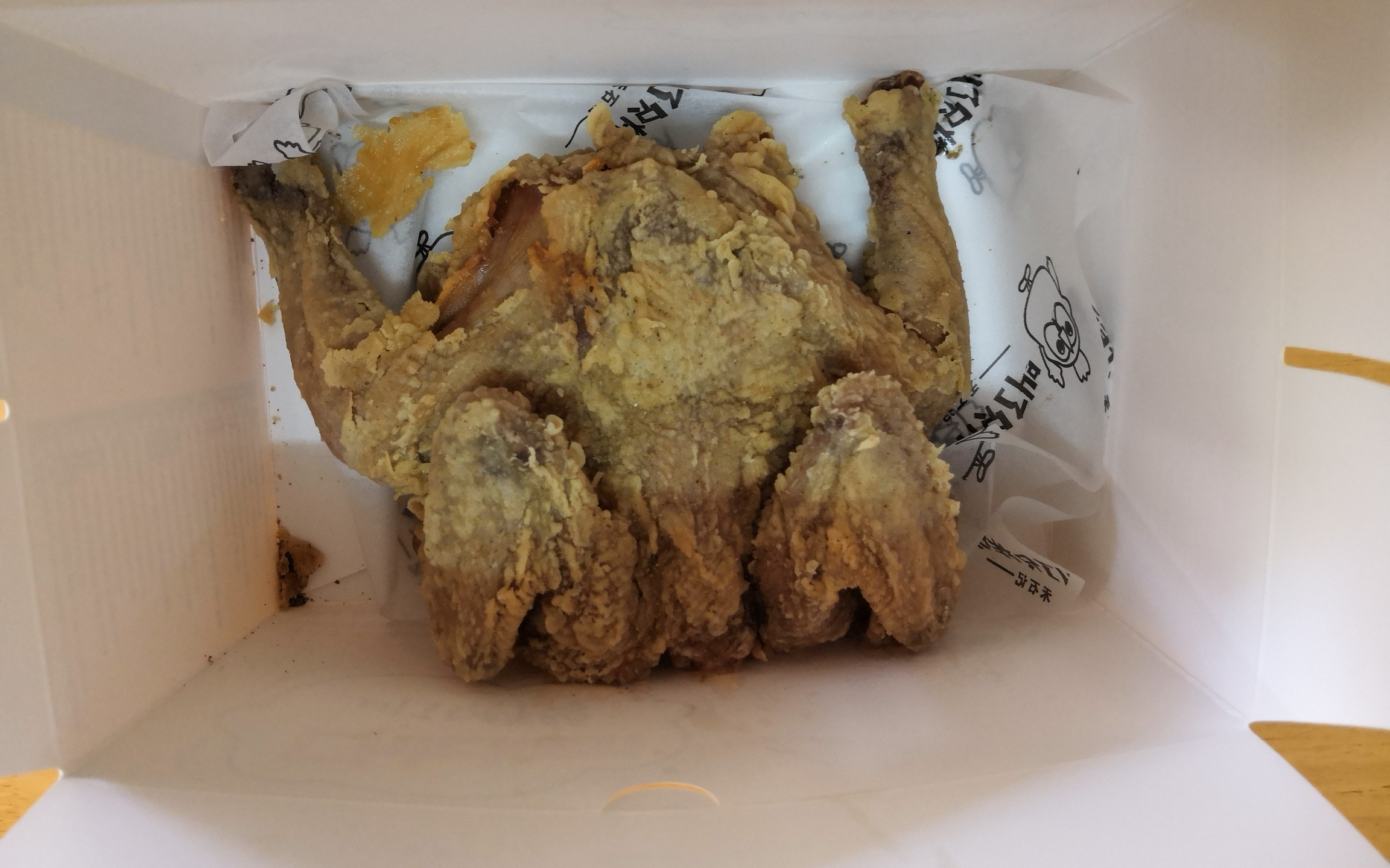 【外卖】叫了只炸鸡,整鸡试吃