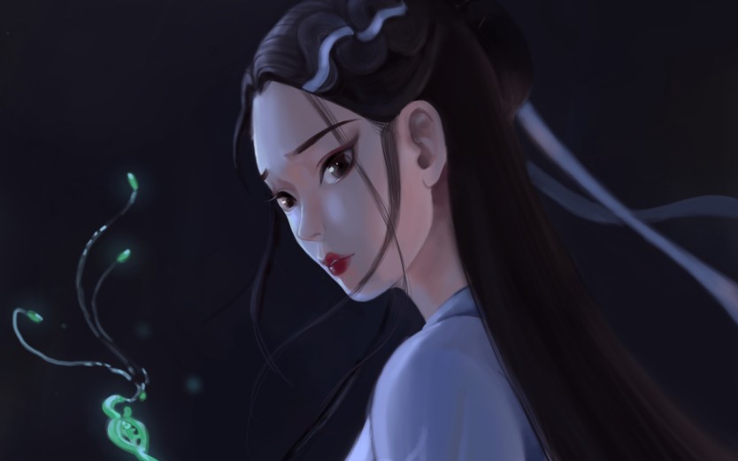 【ipad pro绘画过程】白蛇缘起 小白