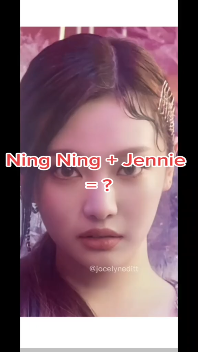 合成宁艺卓jennie的脸会得到?