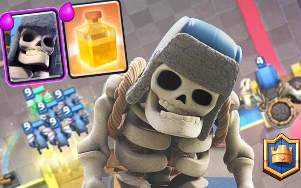 12胜治癒骷髅巨人牌组|皇室战争clash royale
