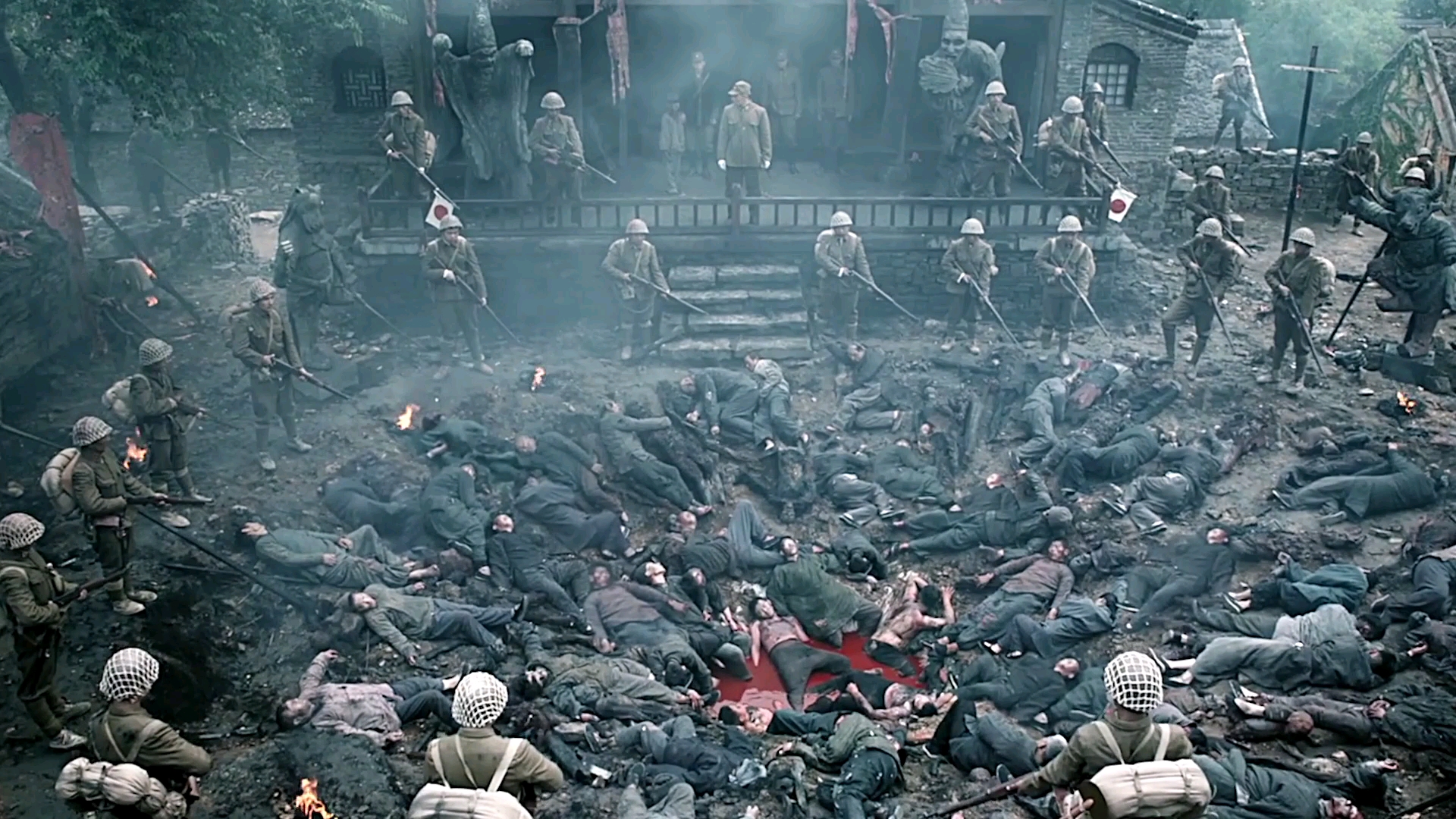 14年抗日战争国耻不能忘愿世界和平再无战争敬礼