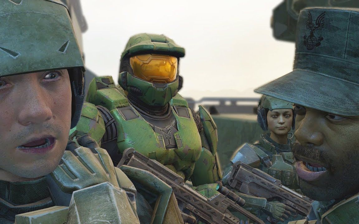 [图]Halo 2 重制版 - 用重制贴图还原原版过场