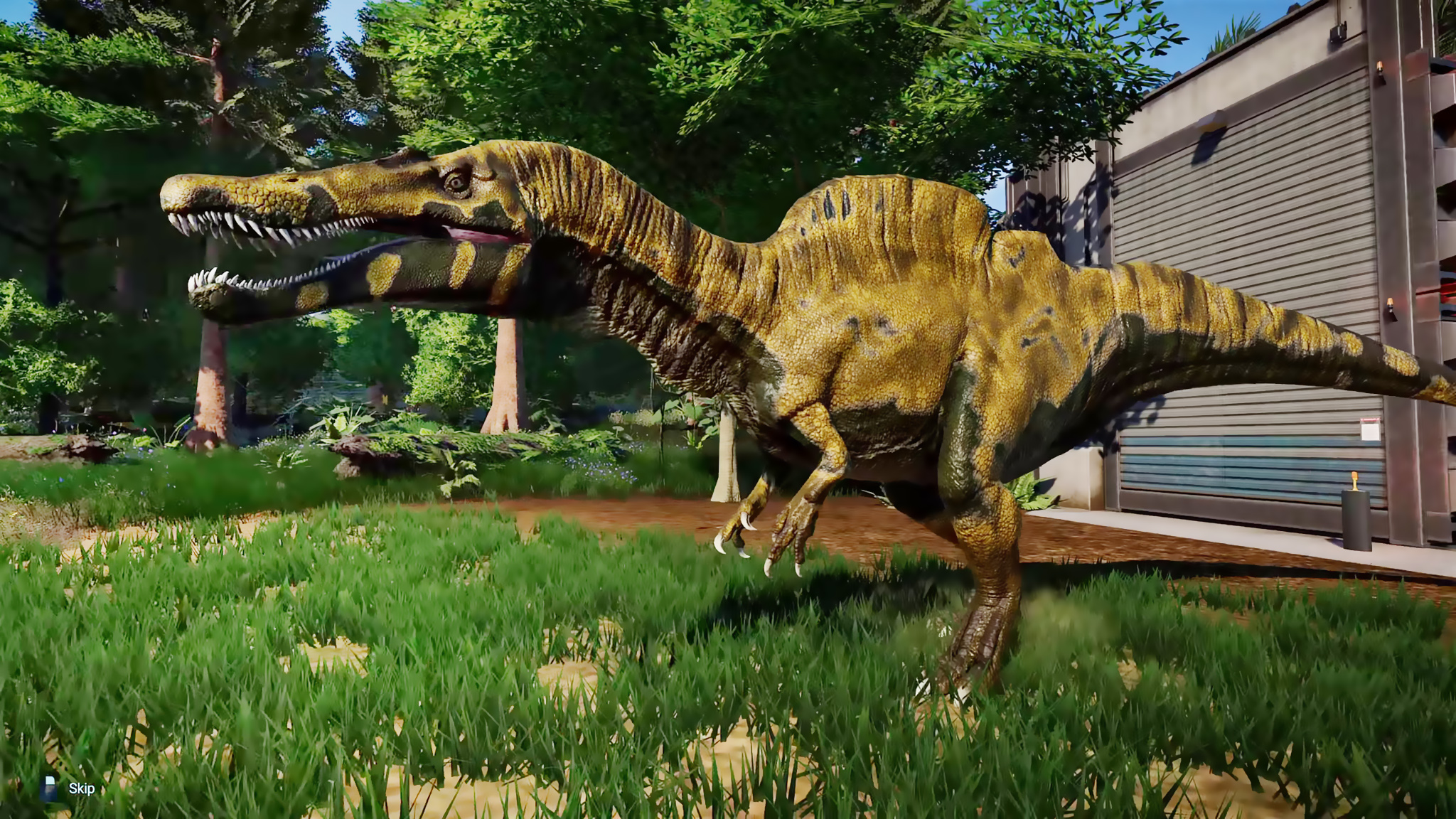 鱼猎龙 vs 棘龙~(侏罗纪世界:进化)_哔哩哔哩 (゜-゜)つロ 干杯~-bili