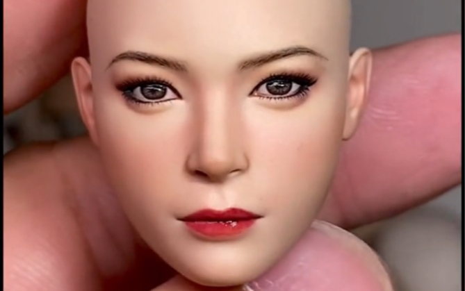 1/6兵人 私人订制 生化危机重制2 艾达王头雕3d建模,打印,精涂,植发