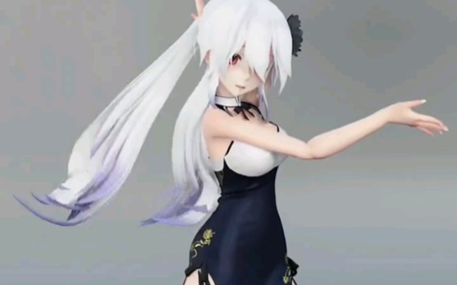 竖屏弱音旗袍黑丝