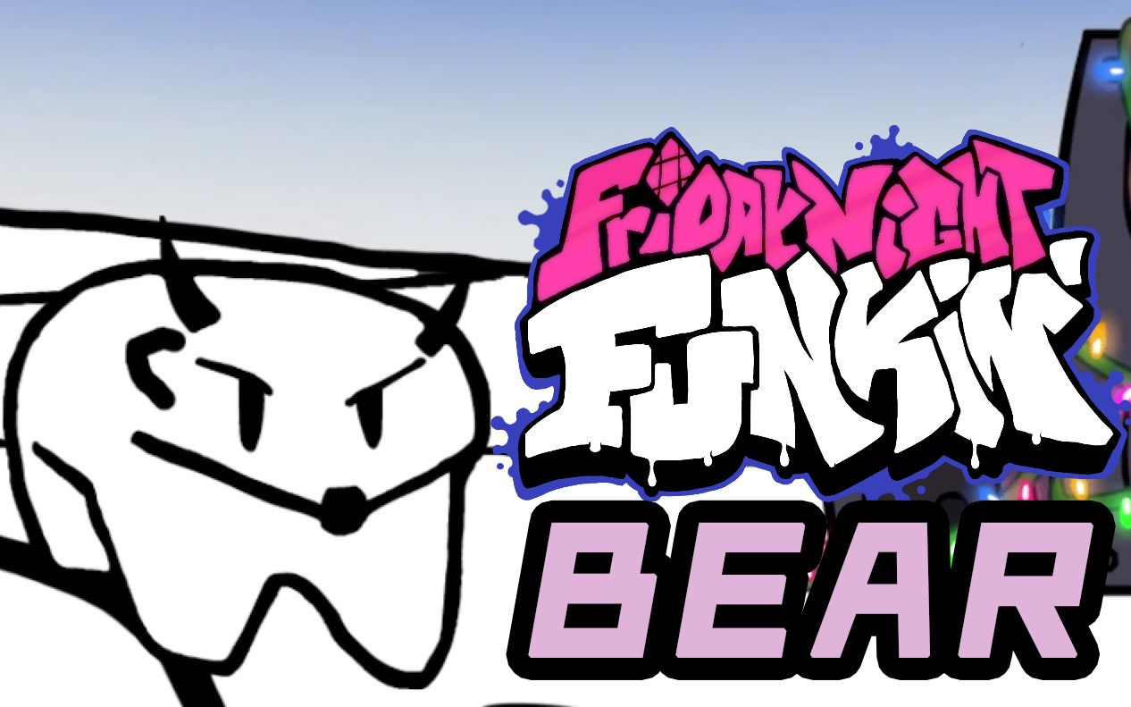 【fnf/國人mod】生草mod glitch bear 你sayer大跌來啦!