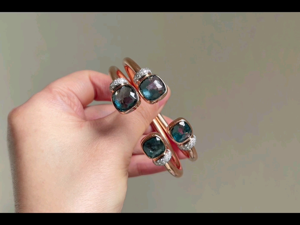 宝曼伦敦蓝手镯兰朵,超级漂亮可定制同款