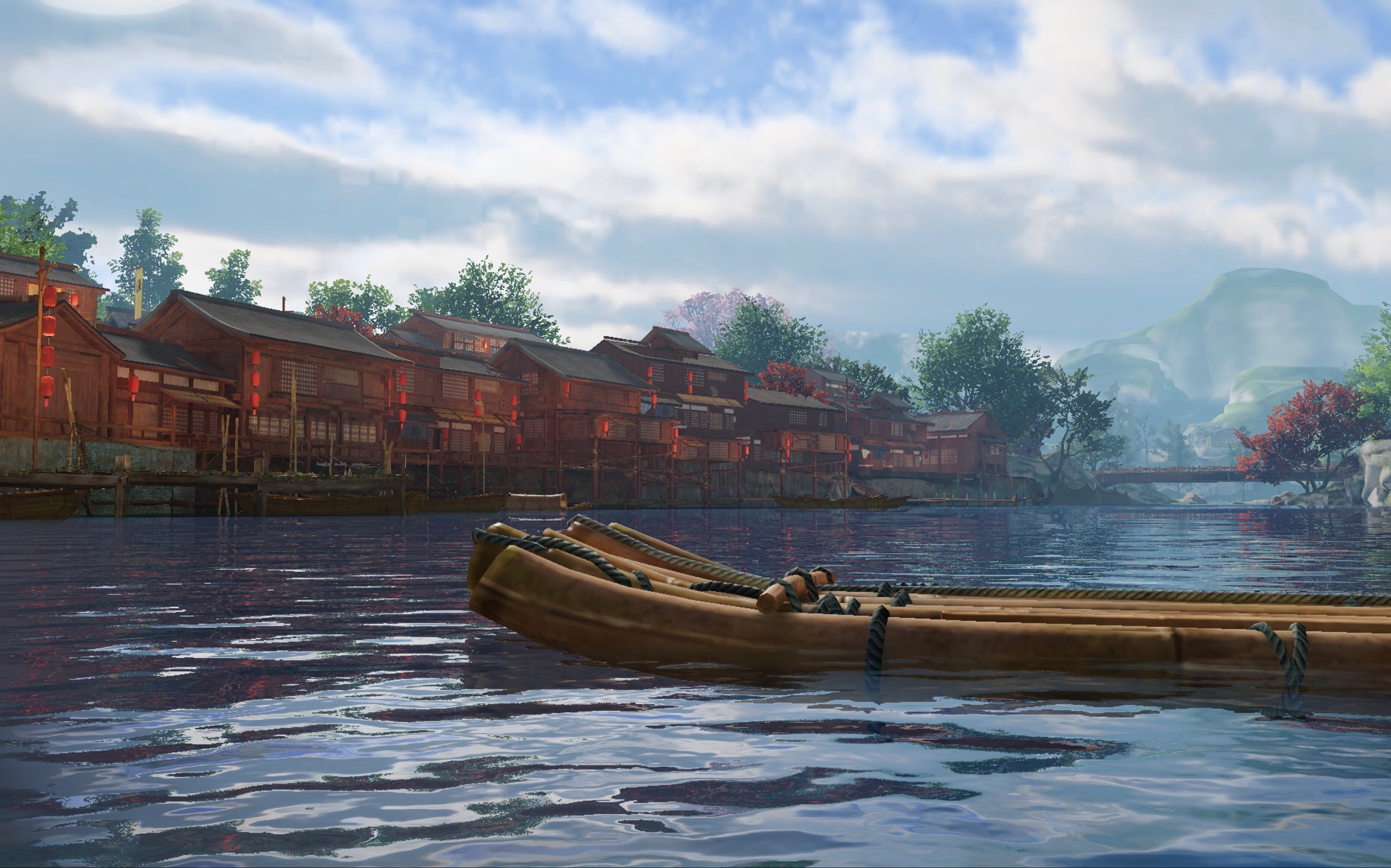 一梦江湖这风景还是非常不错的