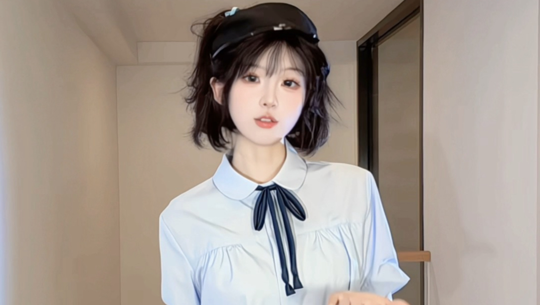长发时间久了我就研究长发做成短发型