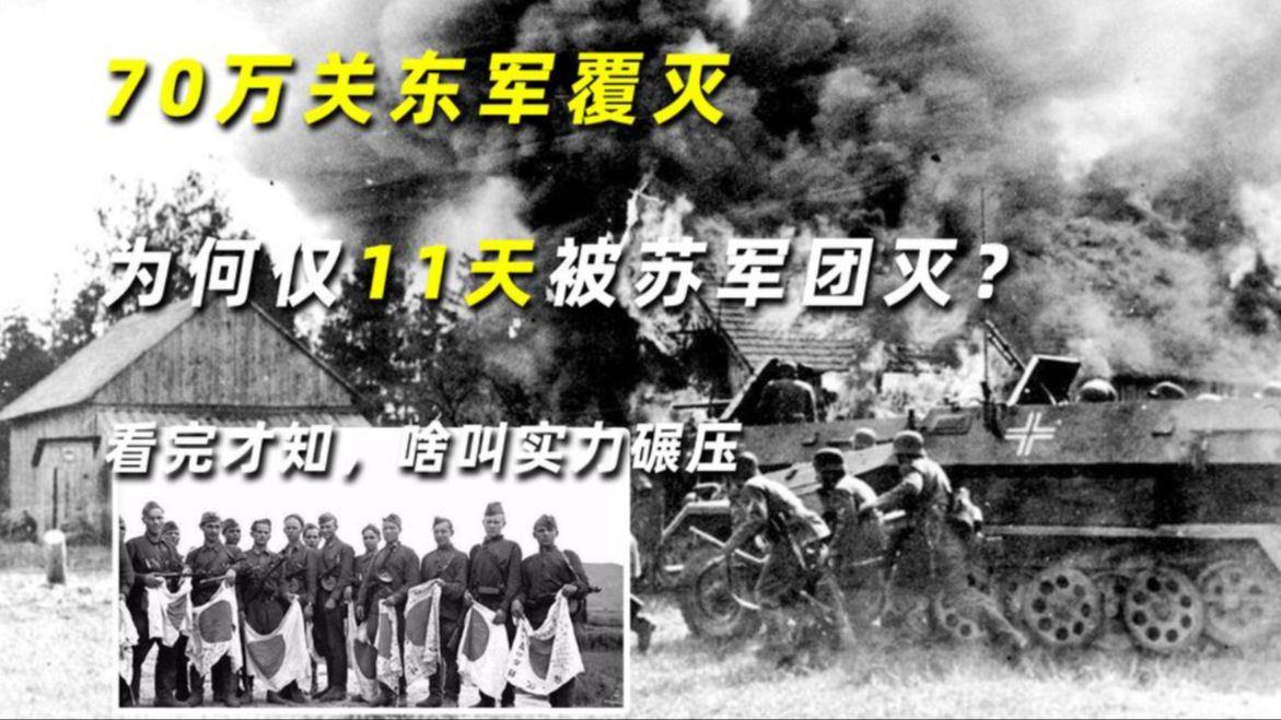 [图]70万关东军覆灭：为何仅11天被苏军团灭？看完才知，啥叫实力碾压(0)