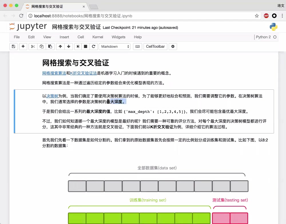 机器学习纳米学位直播  网格搜索与交叉验证哔哩哔哩bilibili