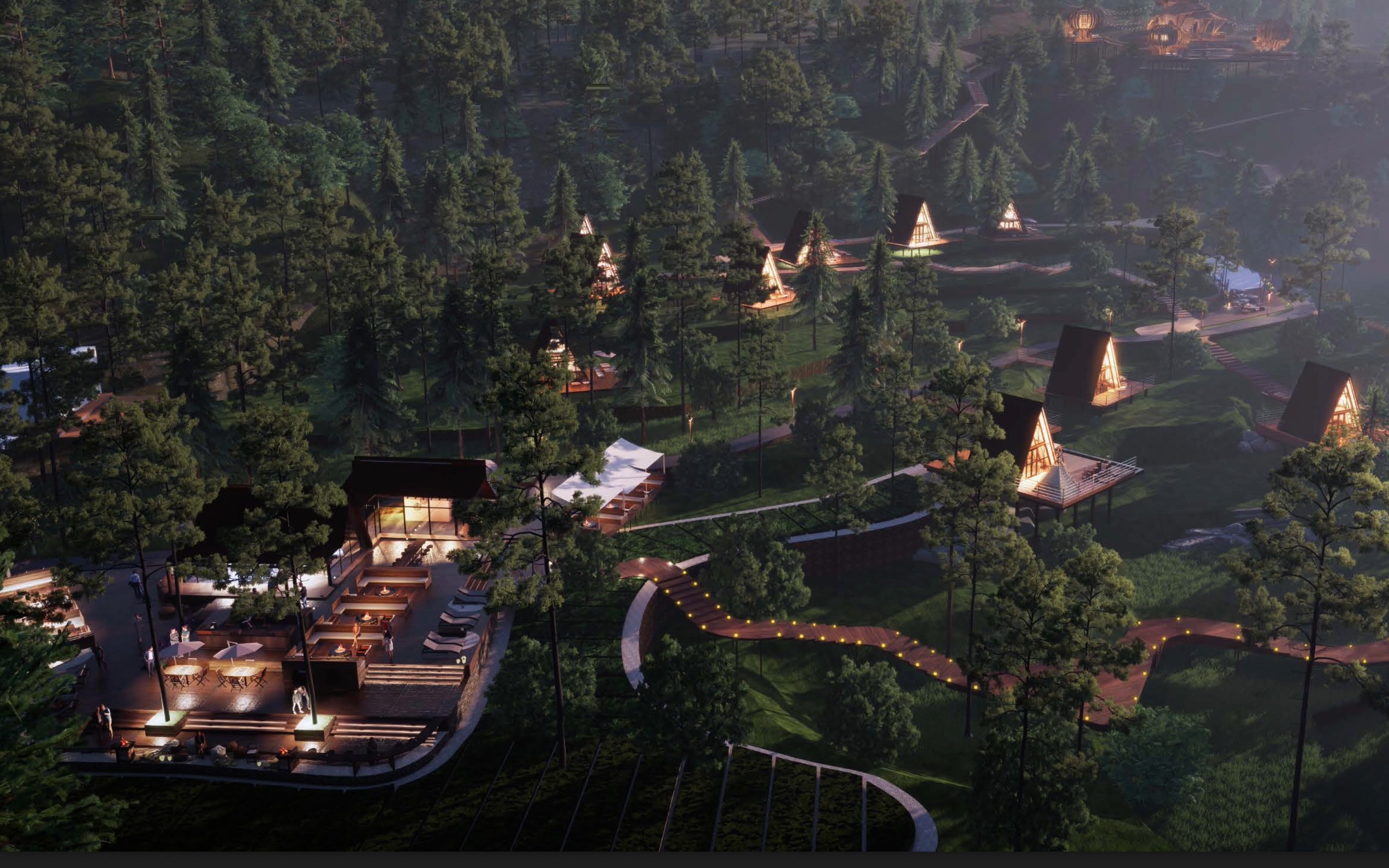 《终身制永久更新资料》帐篷营地,亲子旅游度假民宿酒店景观应该如何