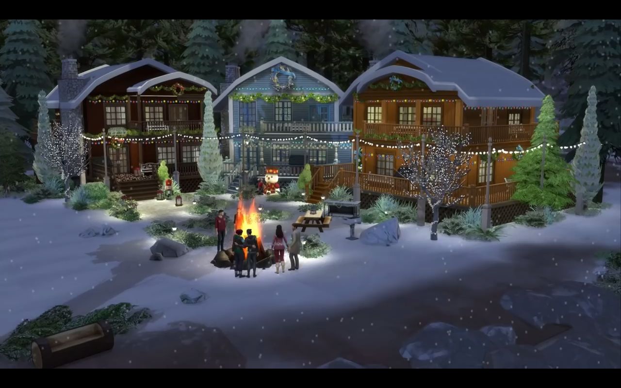 【模拟人生4】The Sims4每周猎奇Wonderland Cabins速建哔哩哔哩bilibili