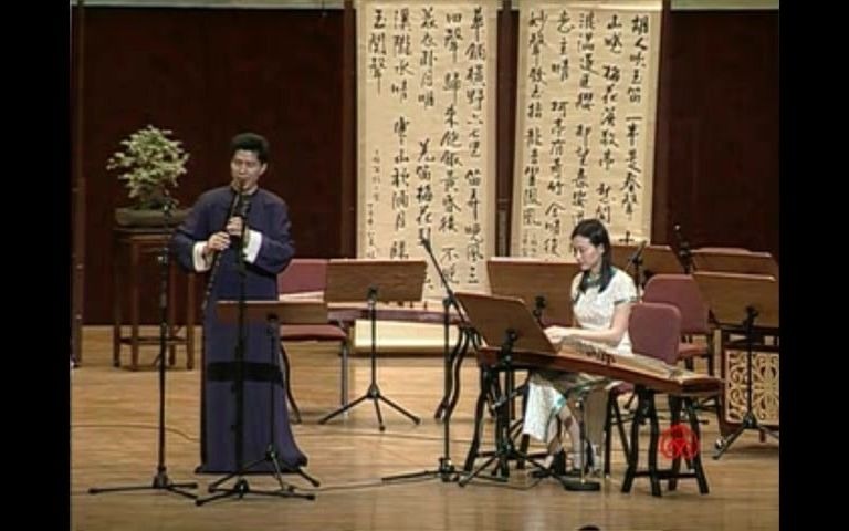 【傍妆台】圣手箫王张维良与古筝演奏家吴晓红筝箫合奏哔哩哔哩bilibili