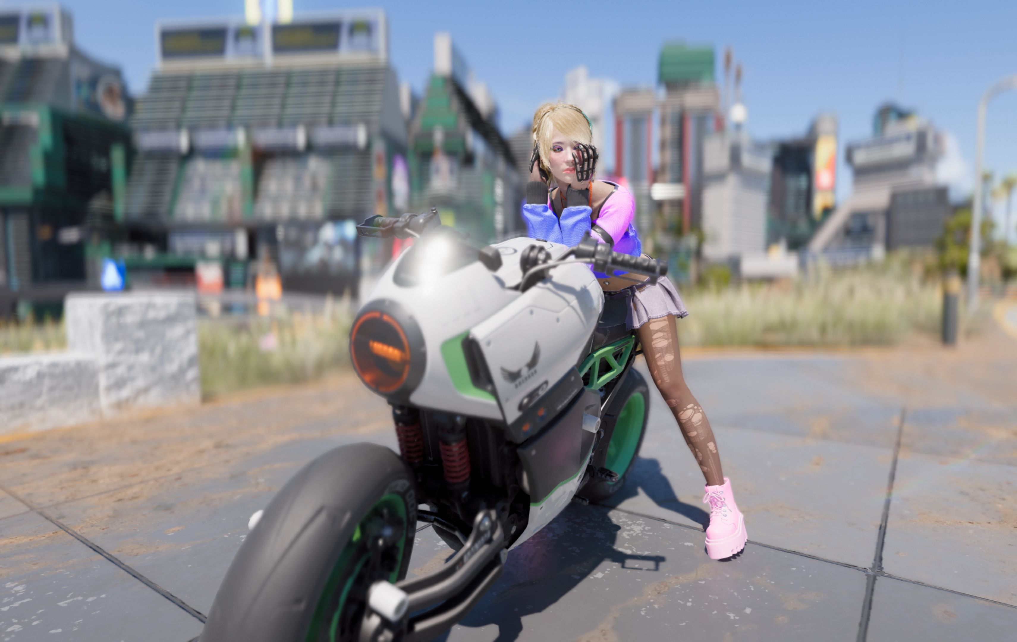 【赛博朋克2077】新车试驾,拥有科幻又蠢萌的大眼睛,阿波罗 650-s.(2.