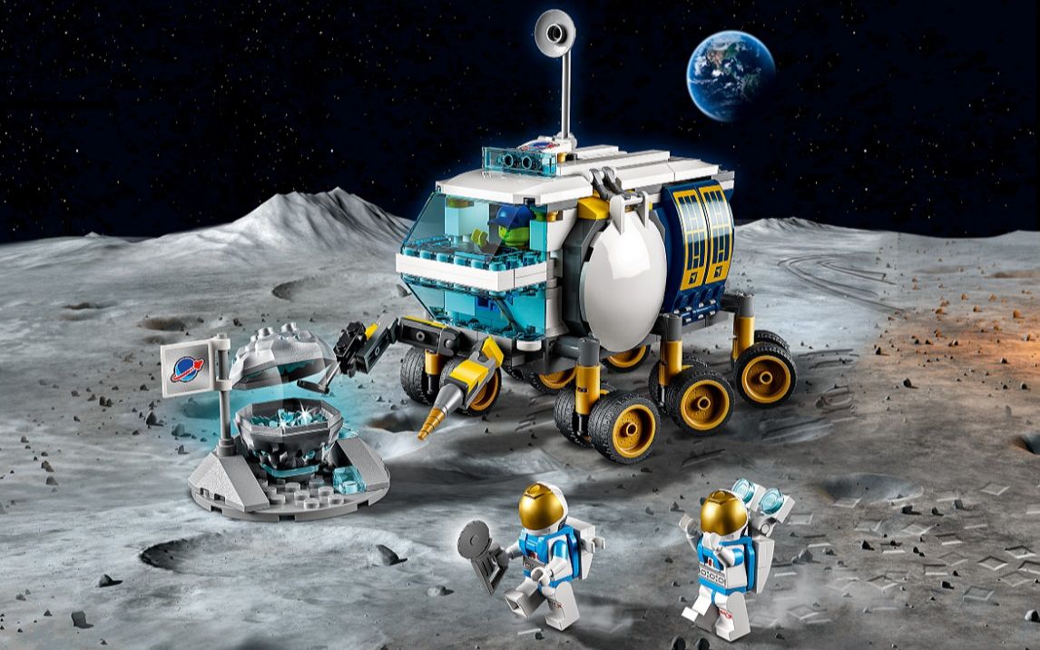乐高月球探险车图片