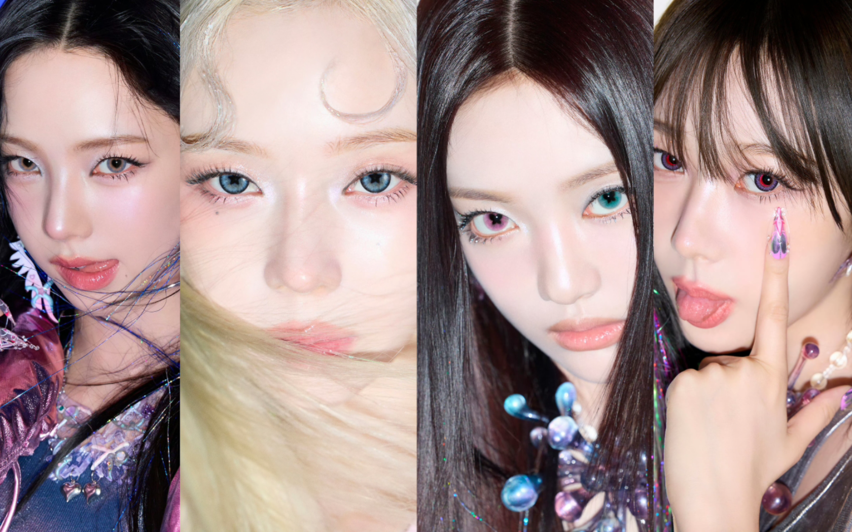 【aespa】正规一回归概念预告 四人四色怼脸异瞳超绝高级感