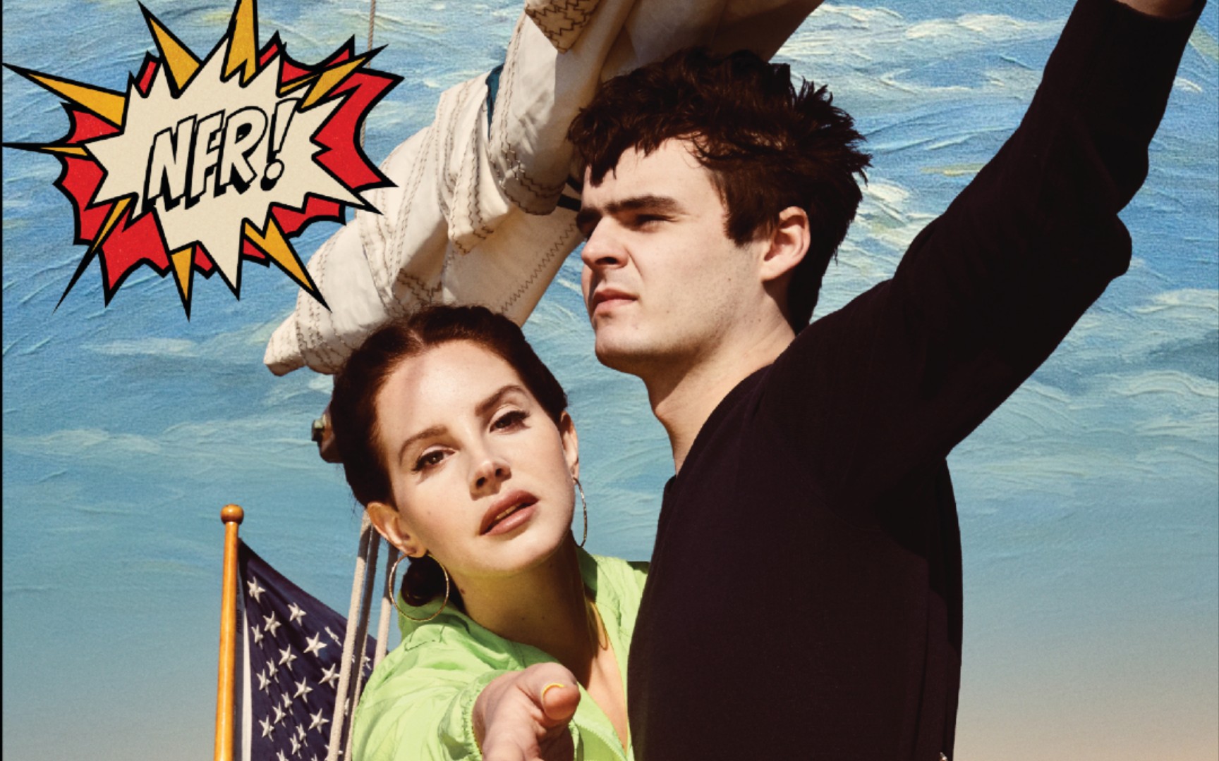 用ai画出打雷姐的《norman f**king rockwell》的歌曲