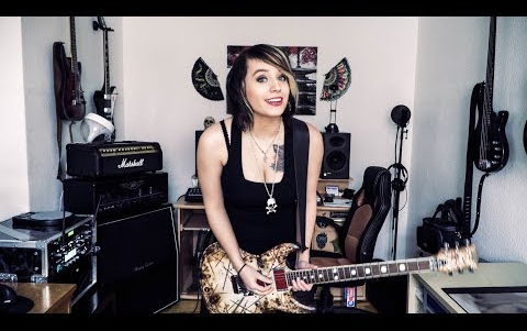 美女吉他手b00se fuchs 翻弹 德国战车 经典曲目【rammstein