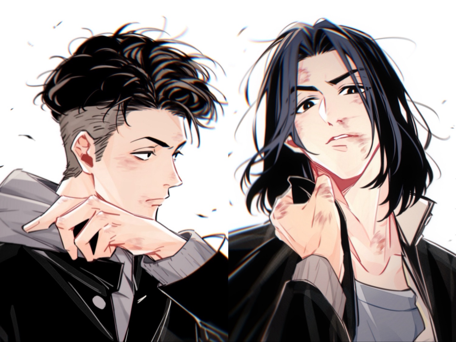 【csp】宫城良田×三井寿 绘画过程【灌篮高手】