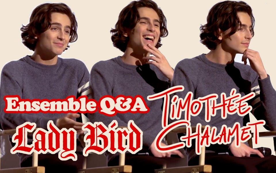 [图]【Timothee Chalamet】伯德小姐 Lady Bird 主创访谈 Ensemble Q&A