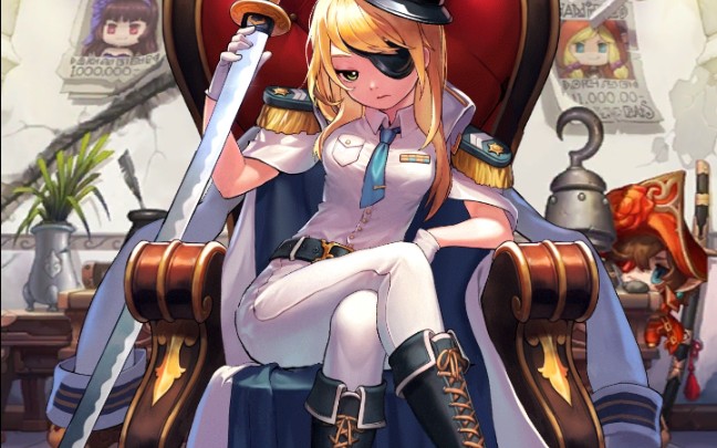 【污妖王小祺】奇迹暖暖cos海军舰长玛丽娜