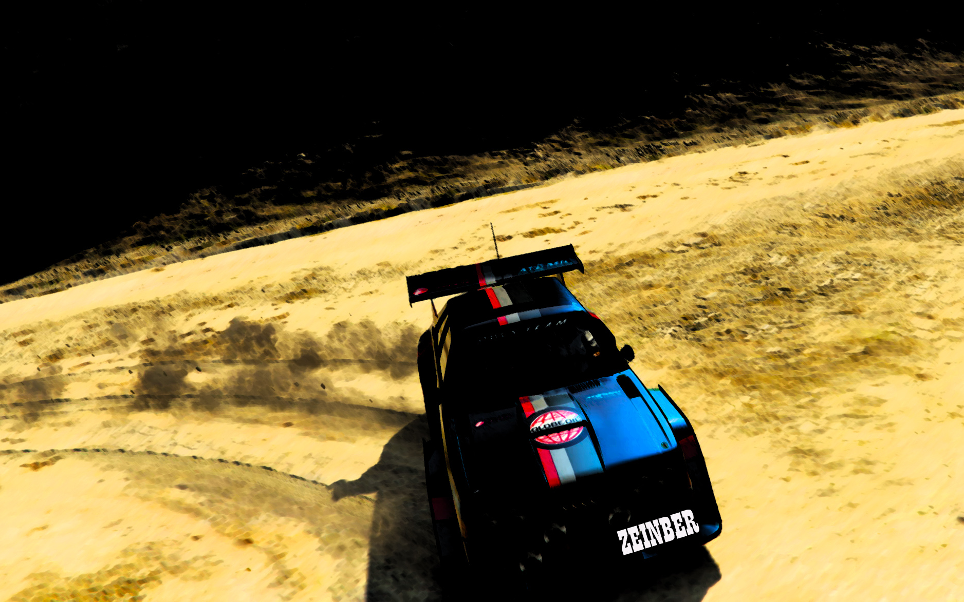 【gta5】圣安地列斯拉力z1 奥北-全路线尊者(403)_哔哩哔哩 (゜-゜