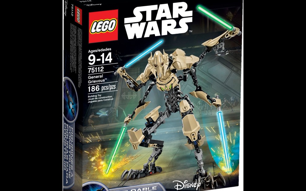 乐高星球大战75112格里弗斯将军速组评测
