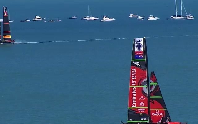 【美洲杯帆船赛】奥克兰站2020年第一场 卫冕冠军新西兰酋长队与挑战