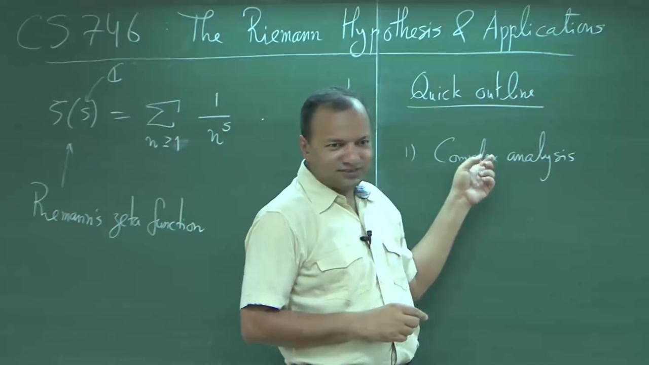 英字【黎曼猜想及其应用】NPTEL: Riemann Hypothesis and its Applications (Manindra Agrawal)哔哩哔哩bilibili