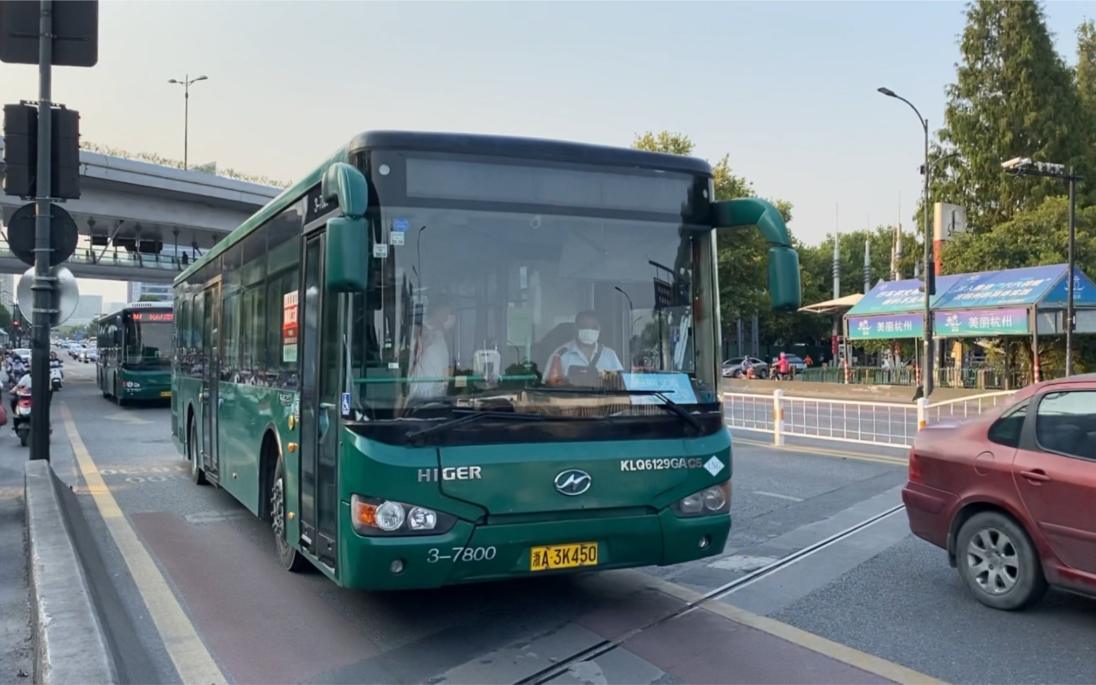 【杭州公交】klq6129gac5 347路 3-7800