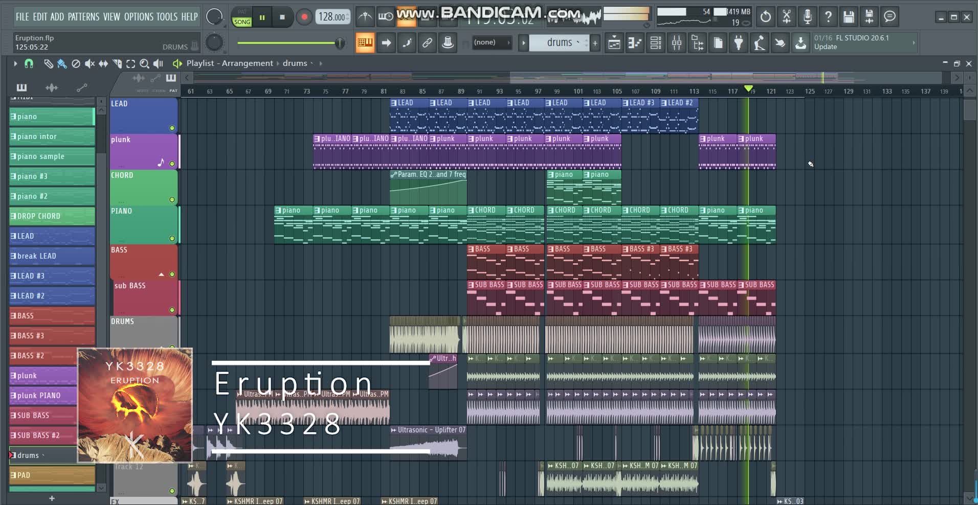 有一点点史诗感的原创电音eruption