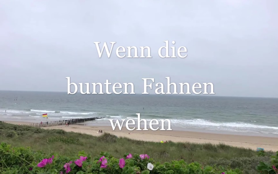 [图]【德国民谣】Wenn die bunten Fahnen wehen