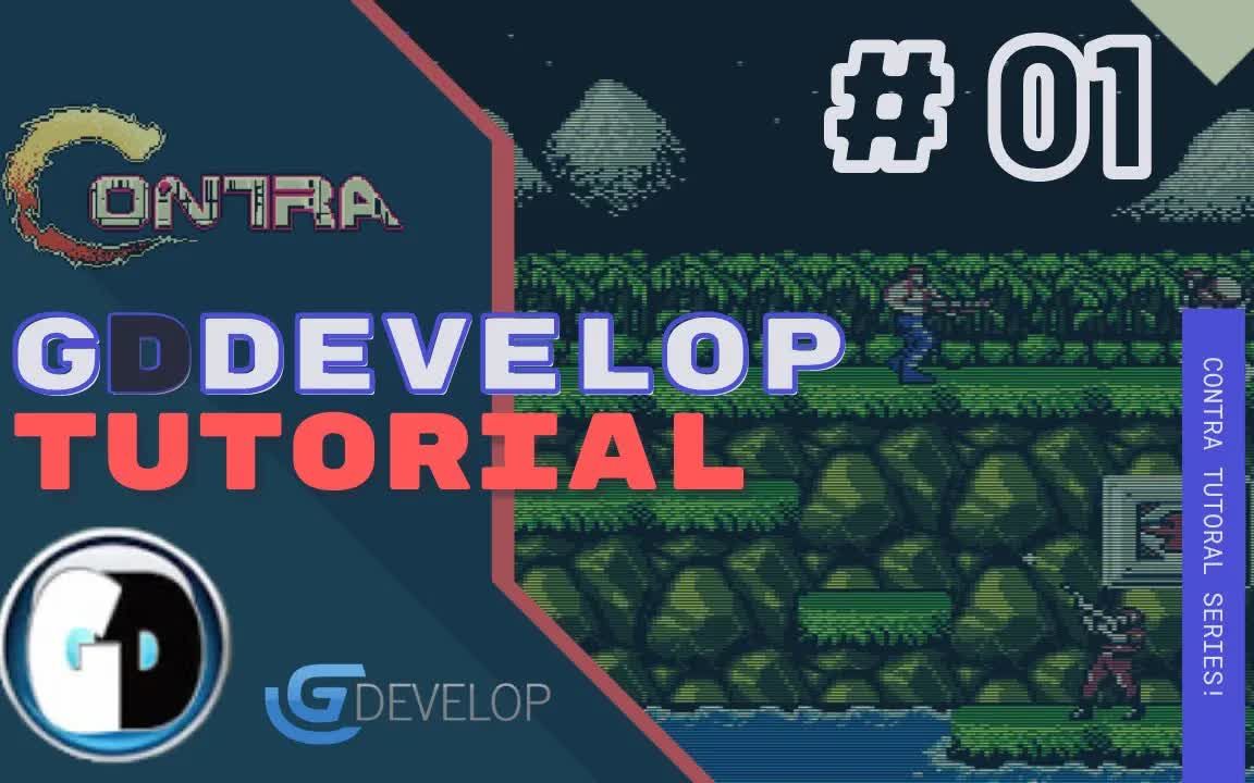 用 Gdevelop 复刻经典游戏“魂斗罗”(1) 基础设置和移动哔哩哔哩bilibili