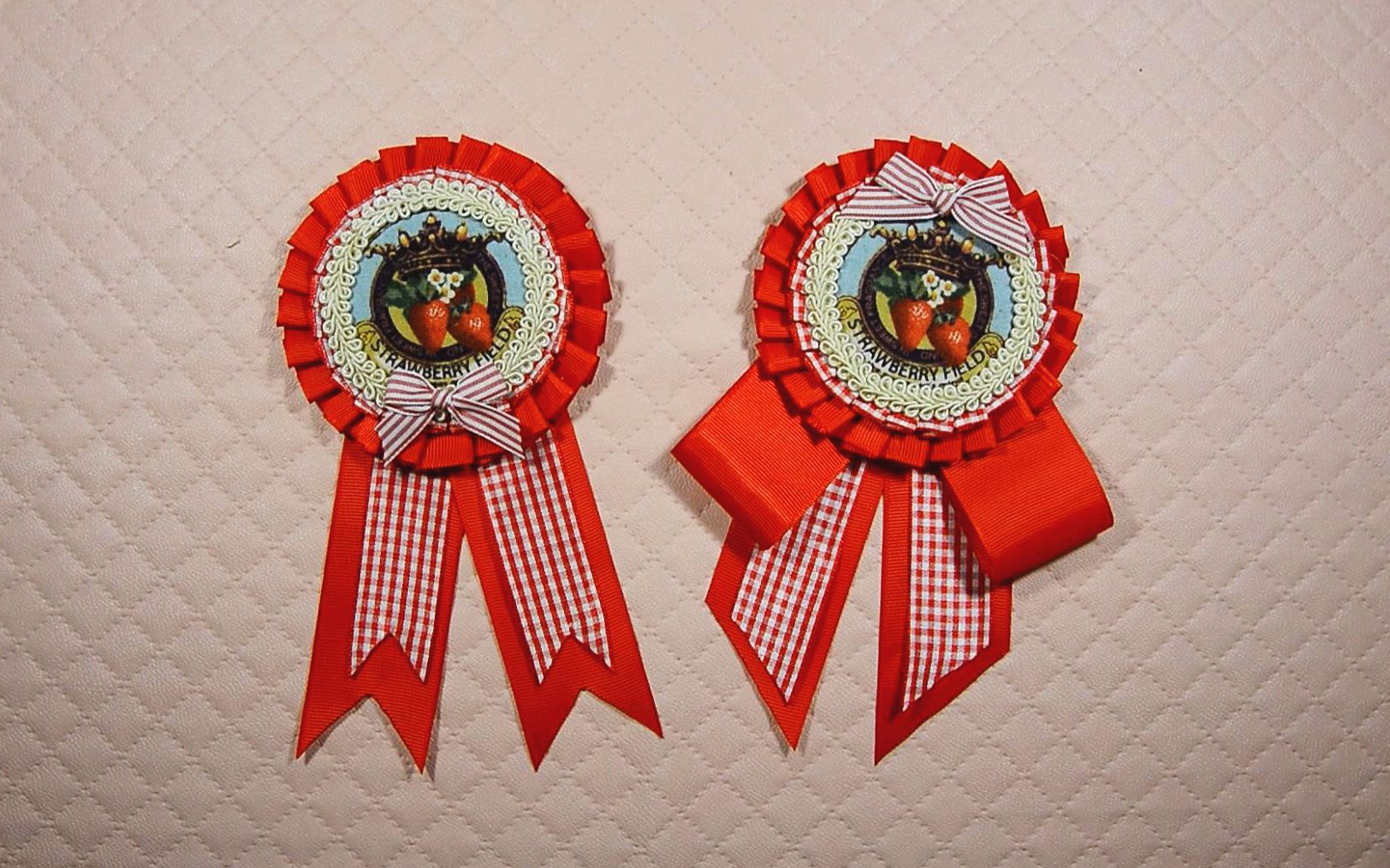 【牛排教你做】lolita草莓徽章制作教程_手工_生活_bilibili_哔哩哔哩