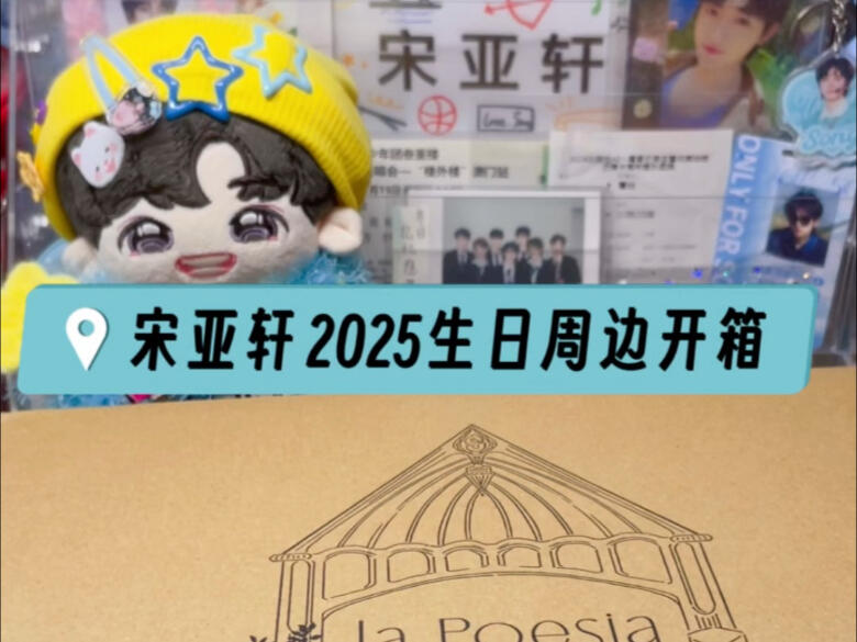 宋亚轩2025生日周边开箱_哔哩哔哩_bilibili