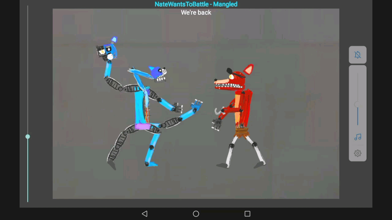 fnaf6周年虽然我才玩几个月还有点烂的动画配mangled