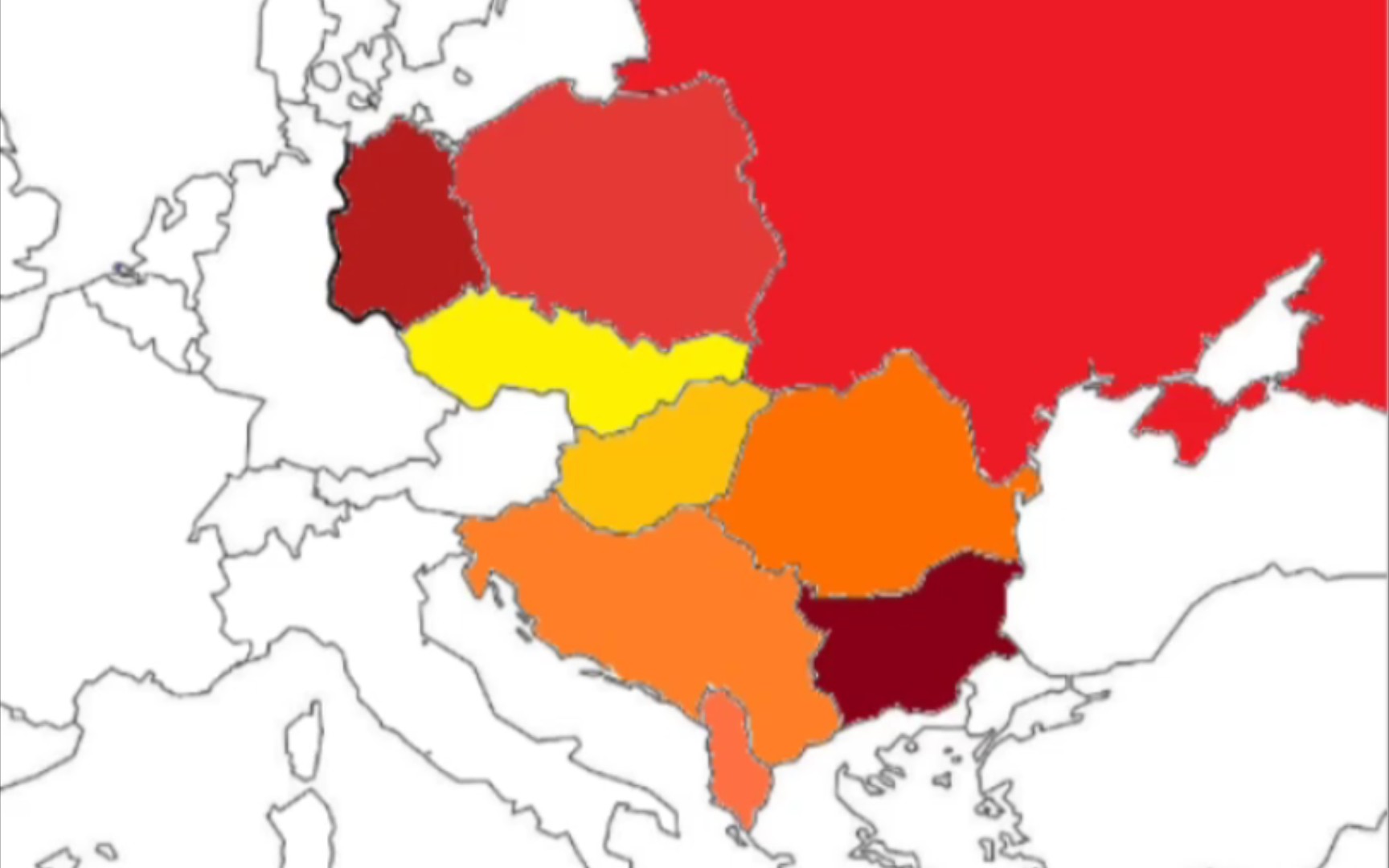 [图]【历史地图】东欧剧变：1989-1993